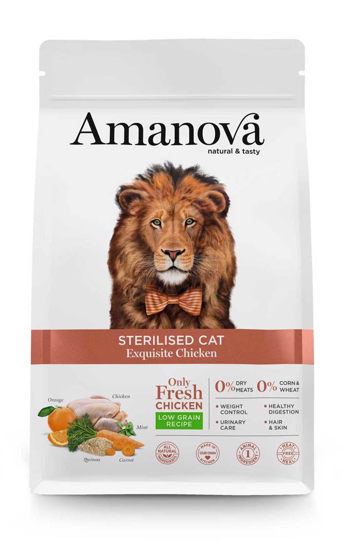 AMANOVA XIRA TROFI GTAS STERILISED CAT EXQUISITE CHICKEN 6KG